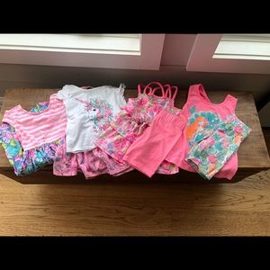 Girls Sz 5-6 summer bundle. 4 outfits.